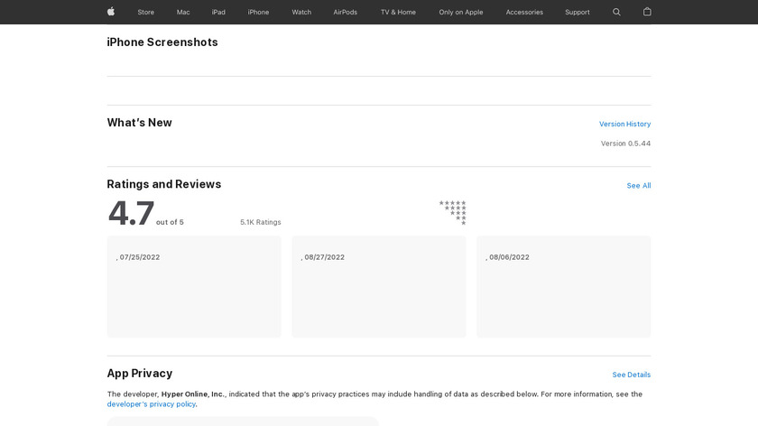 Hyper Online Landing Page