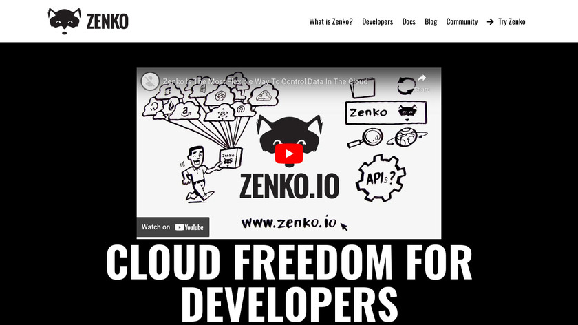Zenko.io Landing Page