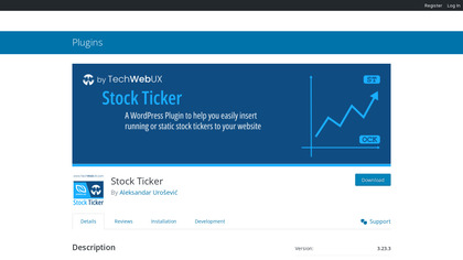 Stock Ticker image