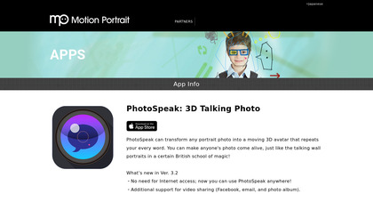 PHOTOSPEAK: 3D TALKING PHOTO image