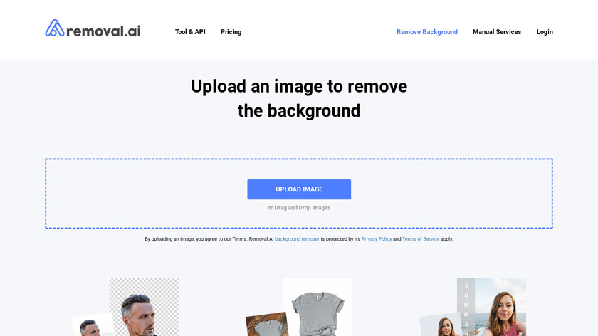 Transparent Background Maker Landing Page