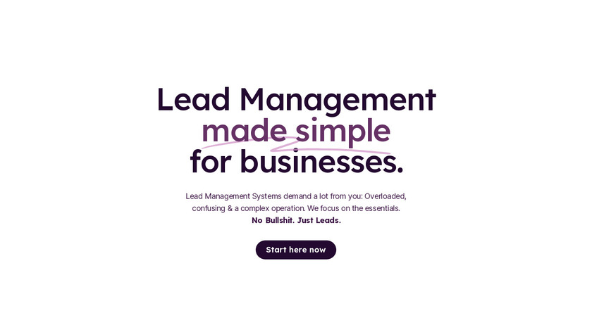 LeadQuest by DropFriends Landing Page