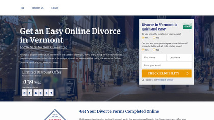 Vermont Online Divorce image