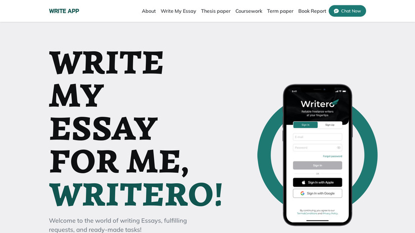 Write！ Landing Page