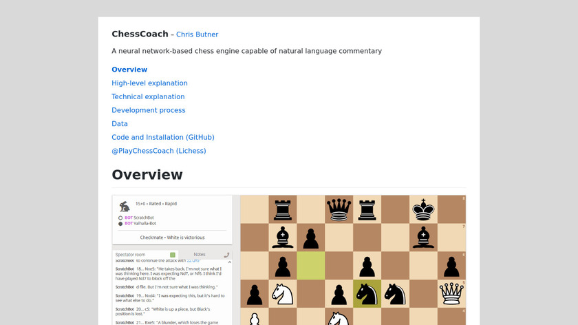 ChessCoach Landing Page