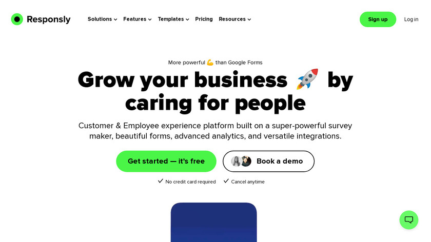 Responsly Landing Page