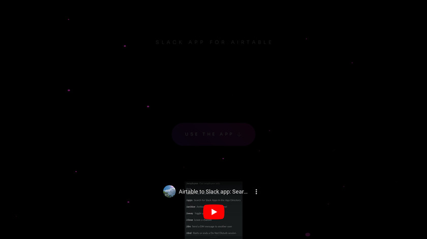 Searchable Landing Page
