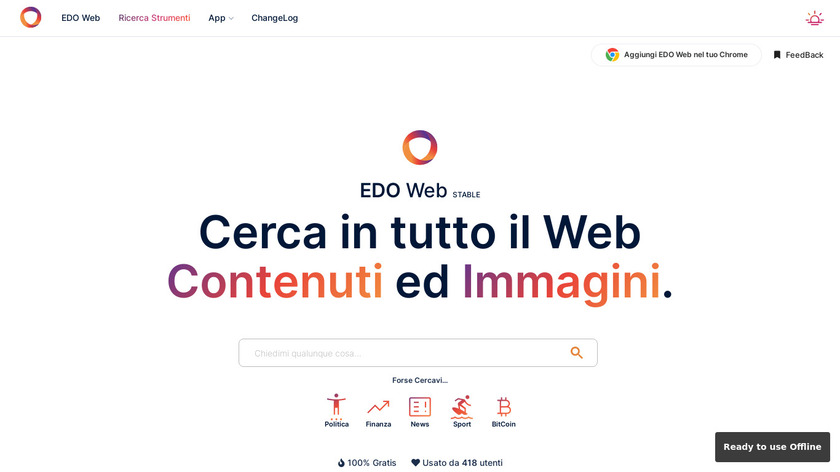 EDO Search Landing Page