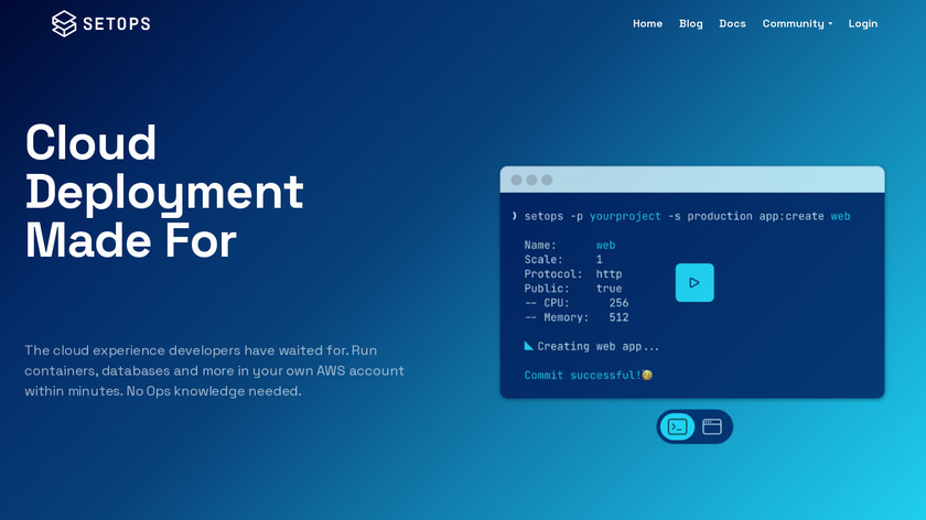SetOps Landing Page