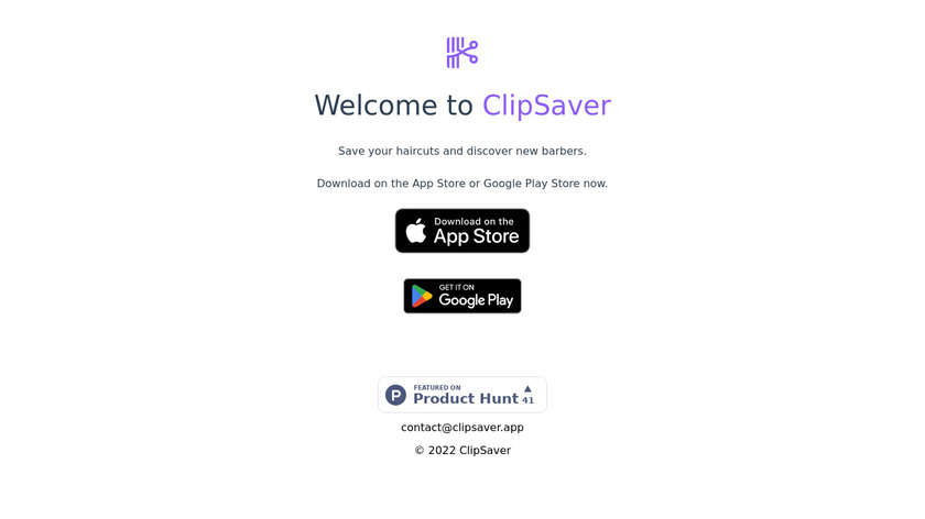 ClipSaver Landing Page