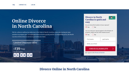 North Carolina Online Divorce image