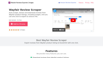 Wayfair Reviews Exporter | Images image