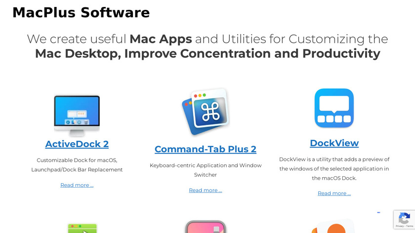 MacPlus Software Landing Page