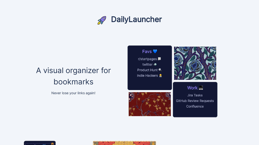 DailyLauncher Landing Page