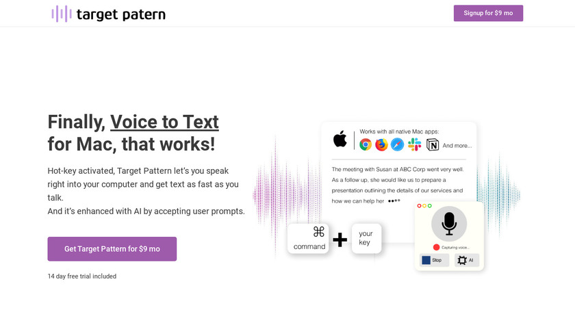 Target Pattern Landing Page