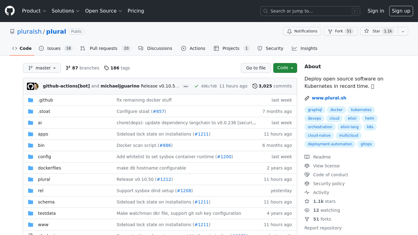 plural.sh Landing page