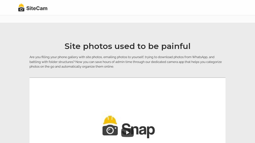 SiteCam.io Landing Page