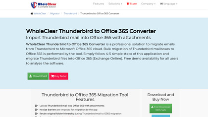 WholeClear Thunderbird to Office 365 image