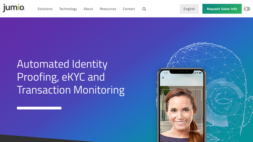 Jumio NetVerify Landing Page