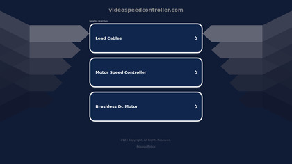 Video Speed Controller with Hotkeys image