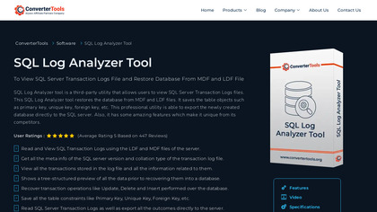 SQL Log Analyzer Tool image