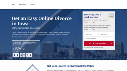 Iowa Online Divorce image