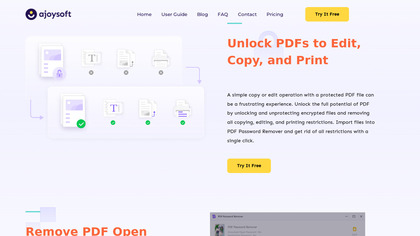 aJoysoft PDF Password Remover image