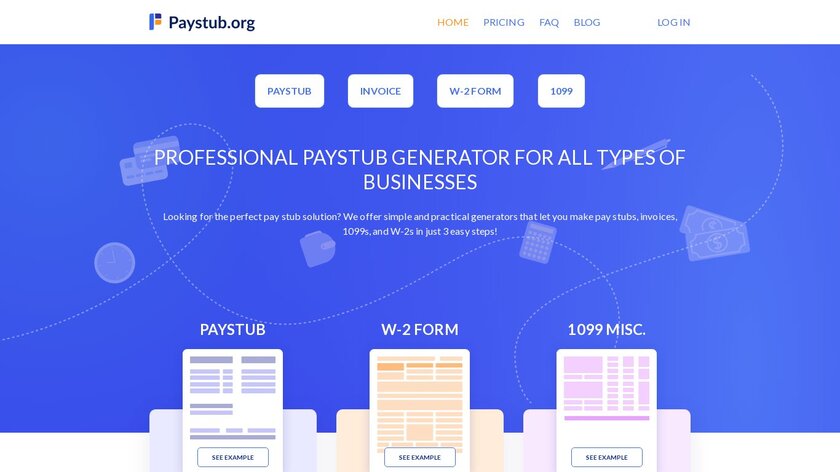 Paystub.org Landing Page