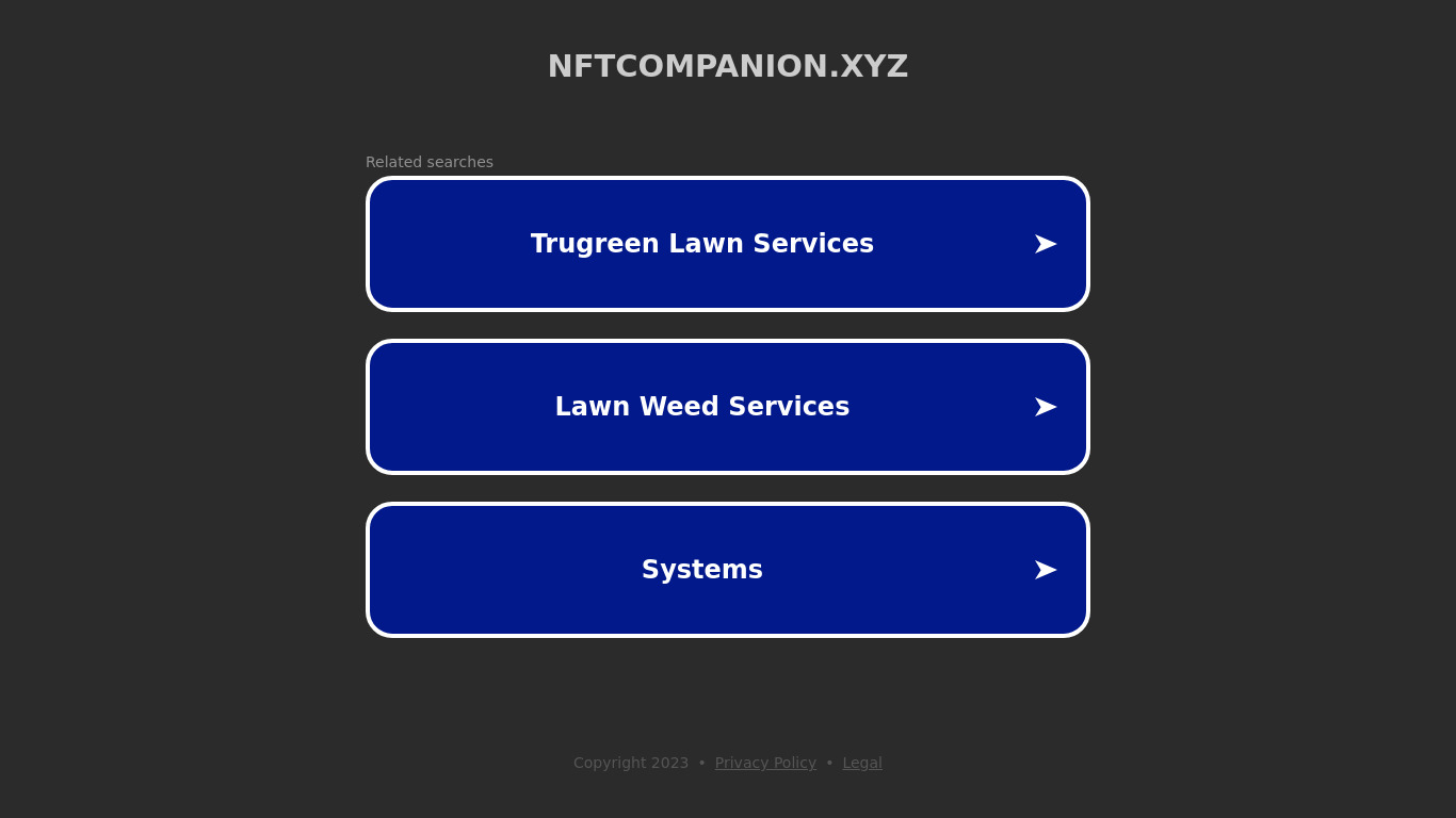 NFT Companion Landing page