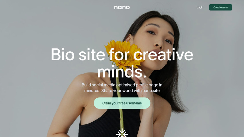nano.site Landing Page