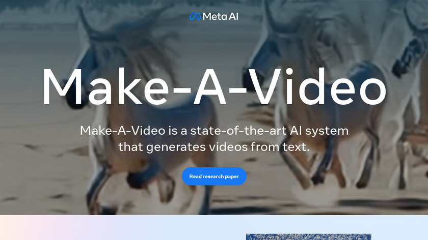 Make a Video by Meta Landing Page