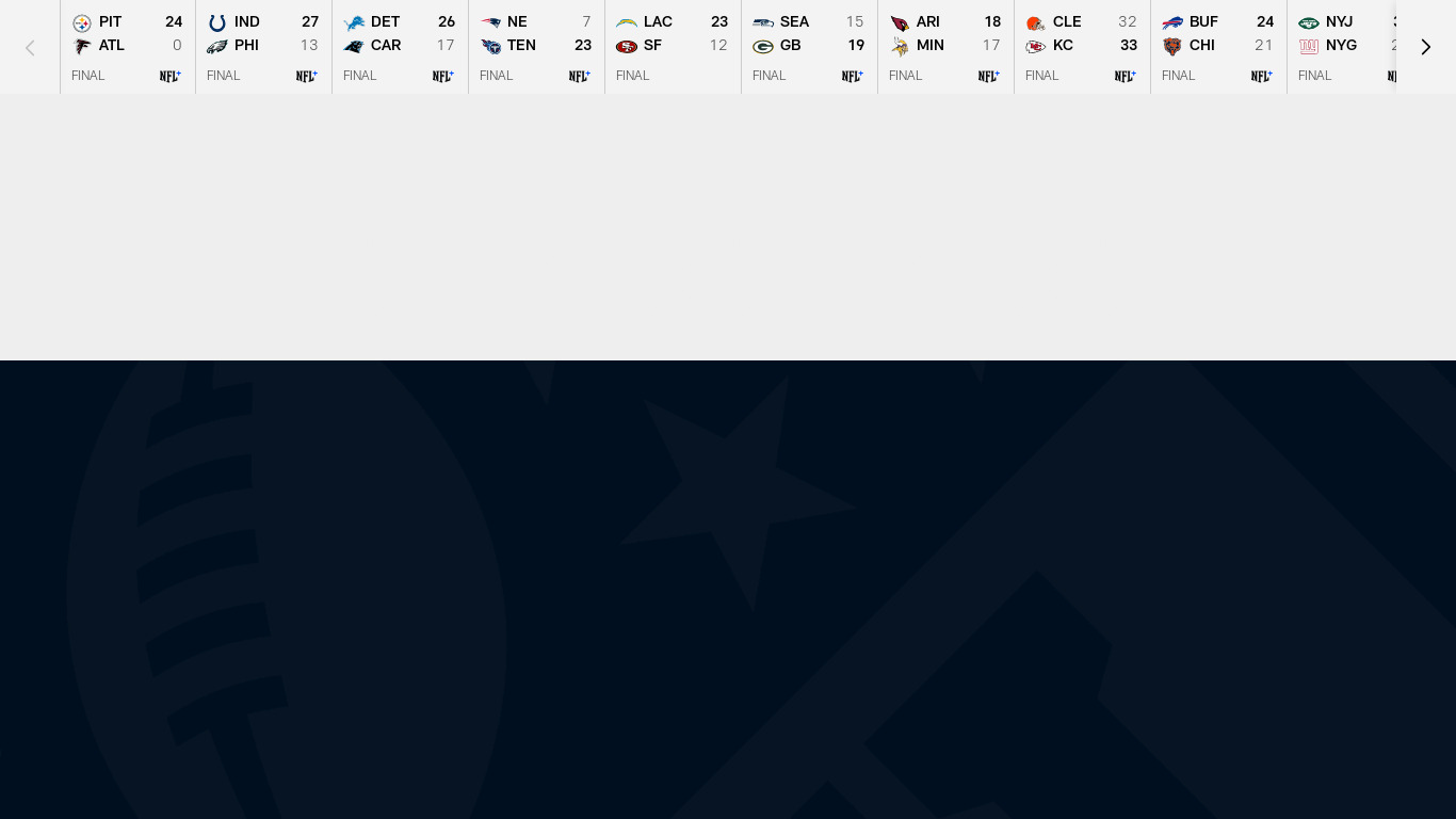 NFL Mobile Landing page