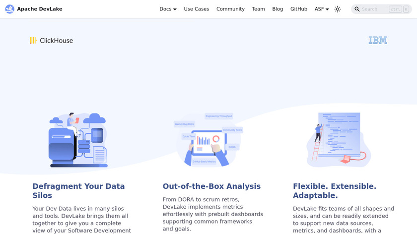Apache DevLake Landing Page