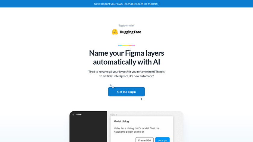 Figma Autoname Landing Page