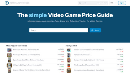 Retro Game Price Guide image