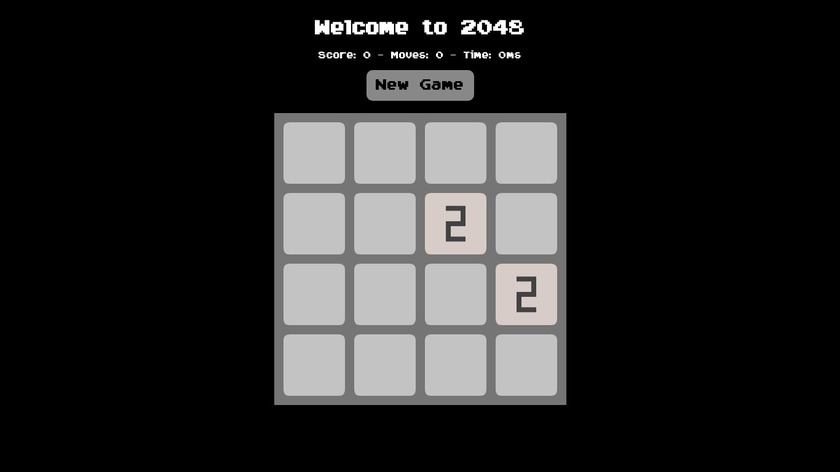 2048 bot game for Slack Landing Page