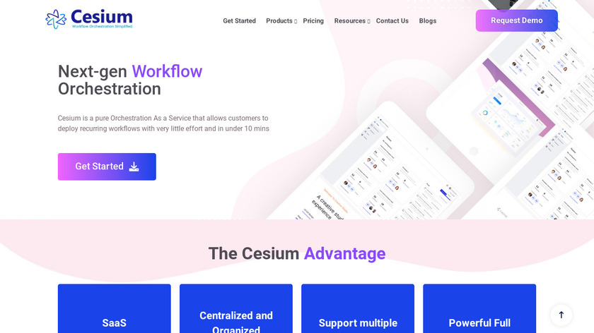 Cesium Ops Landing Page