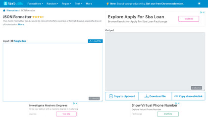 Text-Utils JSON Formatter image