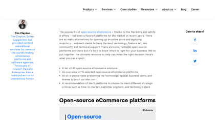 Open Source eCommerce Platforms List image