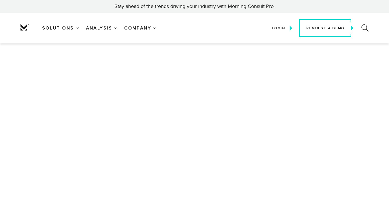 Morning Consult Landing page