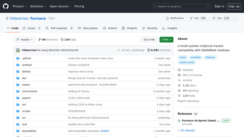 Furnace Tracker Landing Page