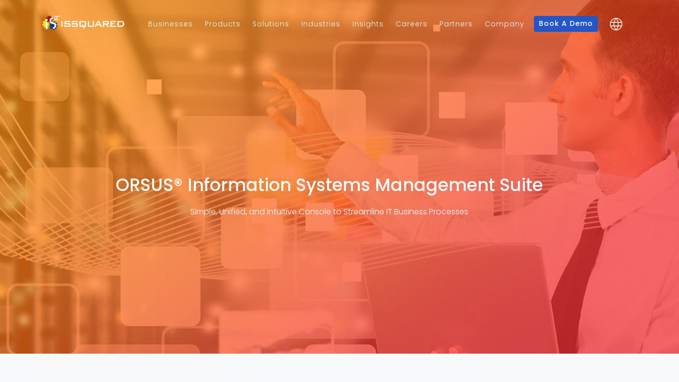 ISSQUARED ORSUS Landing page