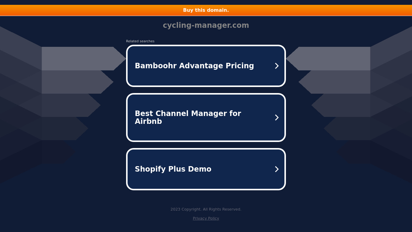 Pro Cycling Manager 2016 Landing page
