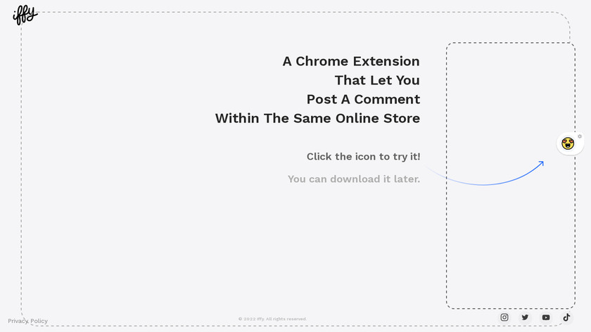 Iffy Landing Page