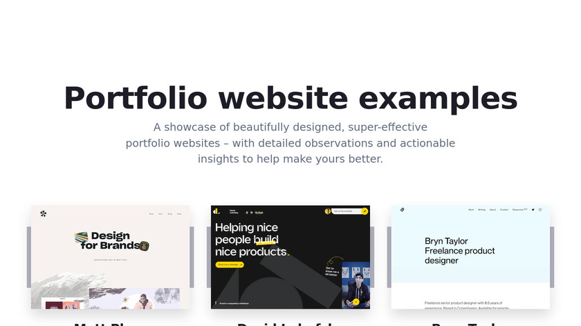 Killer Portfolio Landing Page