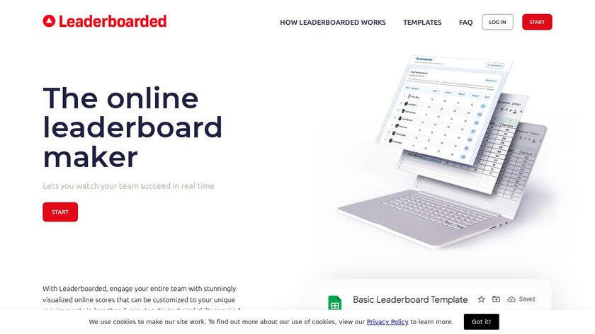 Leaderboarded Landing Page