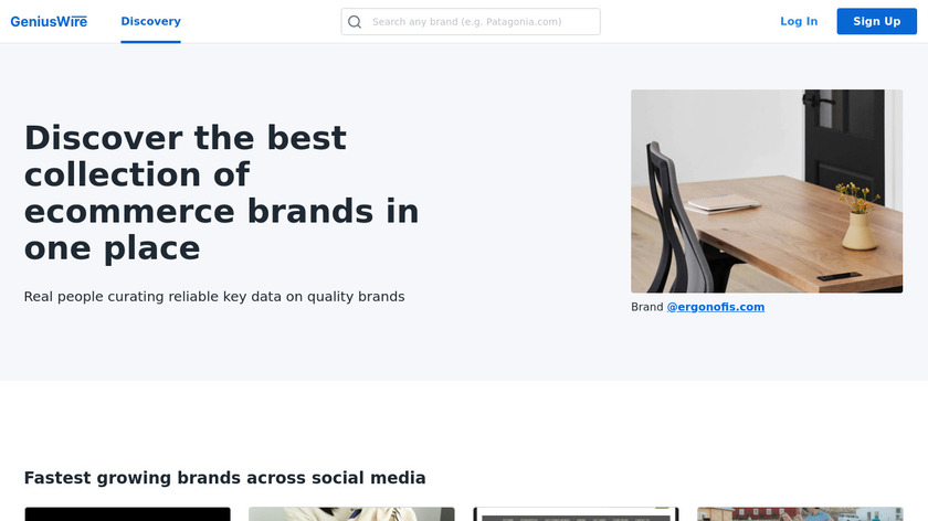GeniusWire Landing Page