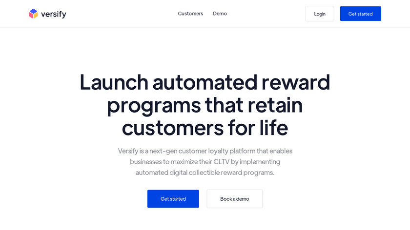 Versify Landing Page