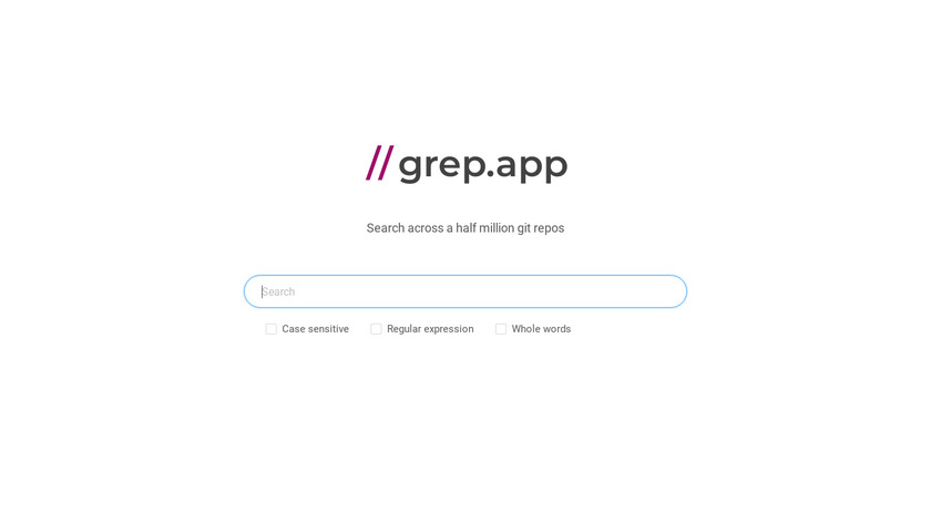 grep.app Landing Page