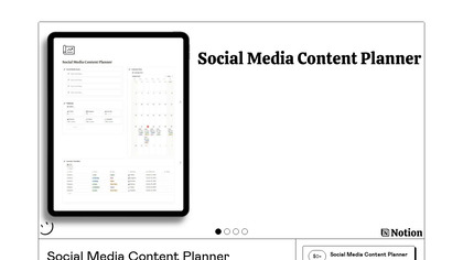 Social Media Content Planner image